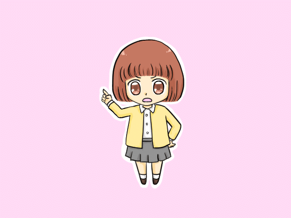 ちびキャラの女の子 オリジナル２ ナツメ Note
