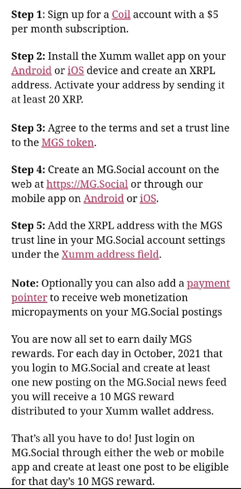 MG.socialで報酬を貰おう👍 設定手順｜tomomalon860
