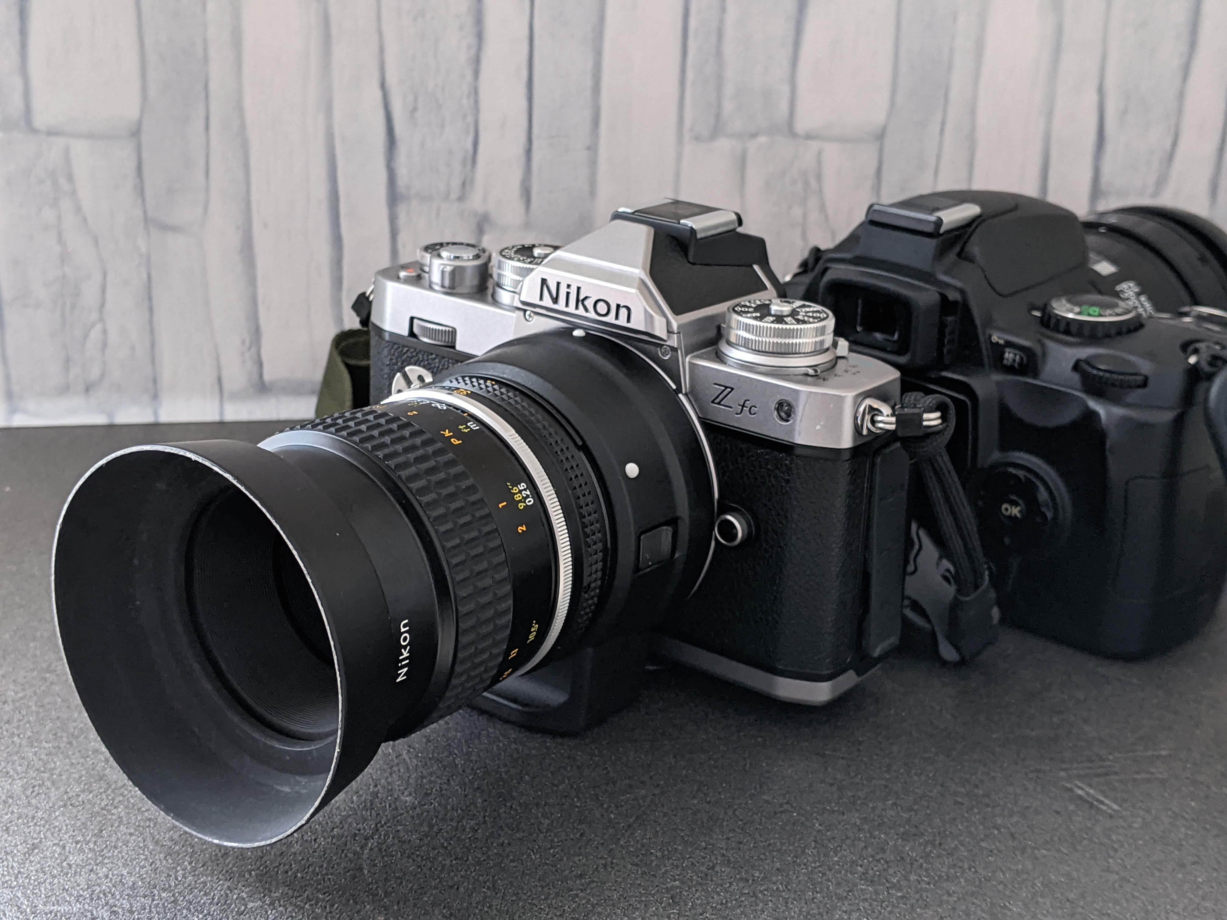 Nikon FGとAI Micro-Nikkor 55mm F2.8S