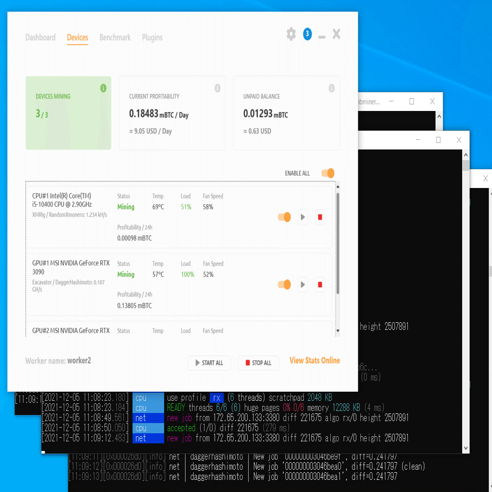 Monero(XMR)のマイニング｜はなまる