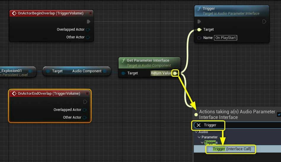 UE5 MetaSound 05 ~ブループリントでTriggerのPlayとStopを制御する~ #UE5 #MetaSounds｜ポジTA