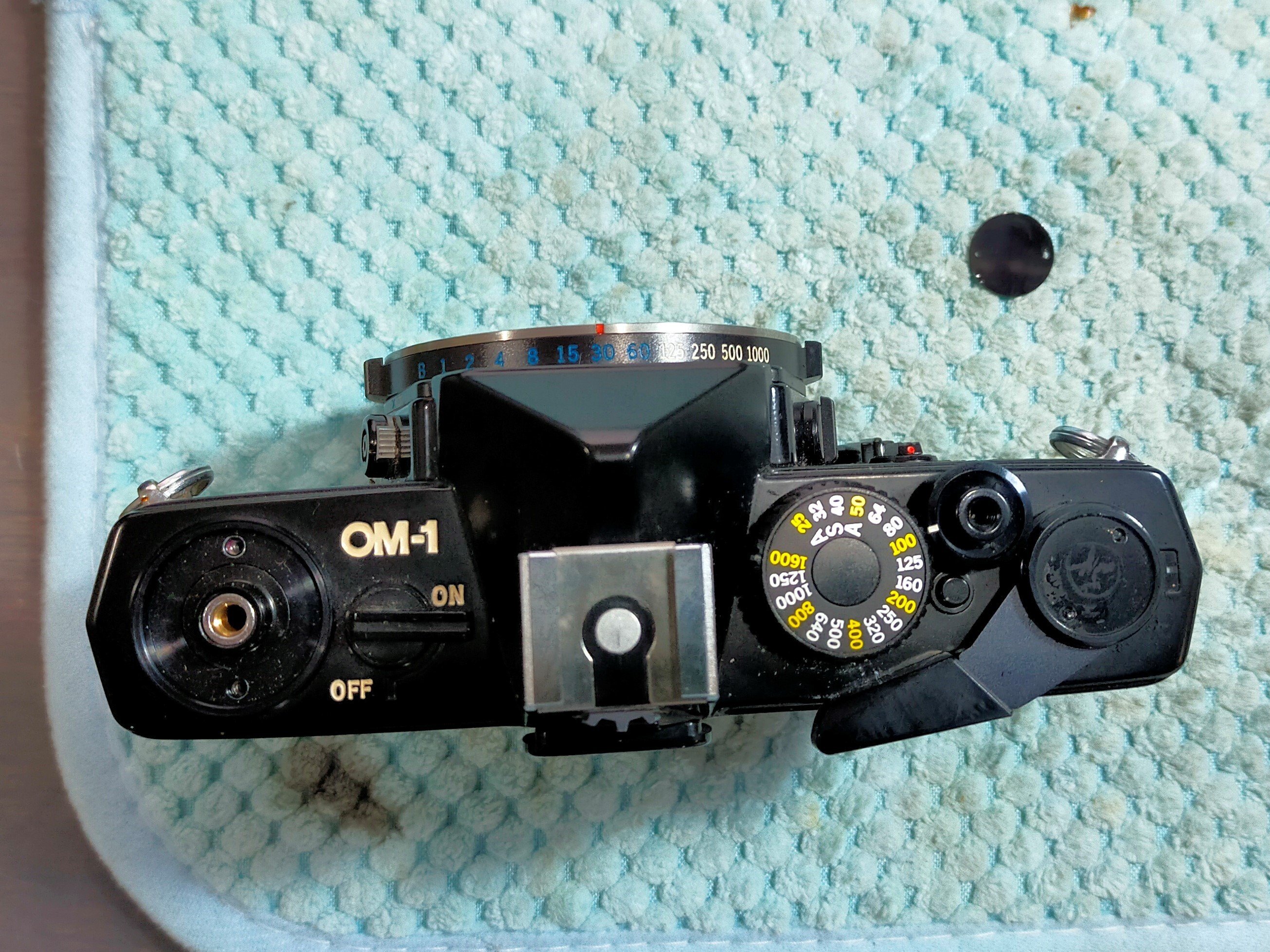 Olympus OM-1の分解｜フィルムカメラ修理のアクアカメラ