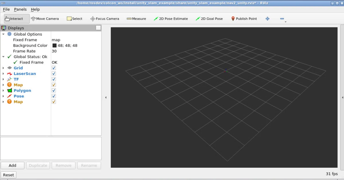 Unity Robotics Hub 入門 (7) - Navigation 2 SLAM Example｜npaka