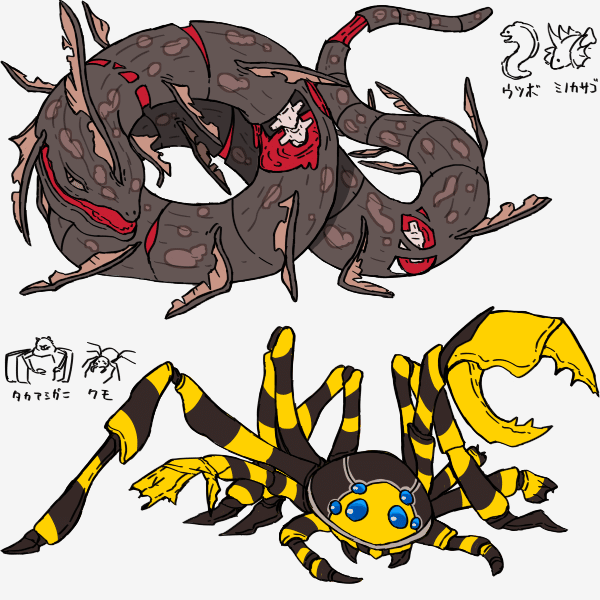 人外度高めの人外キャラをキャラデザする話 外見編 ルラン Note