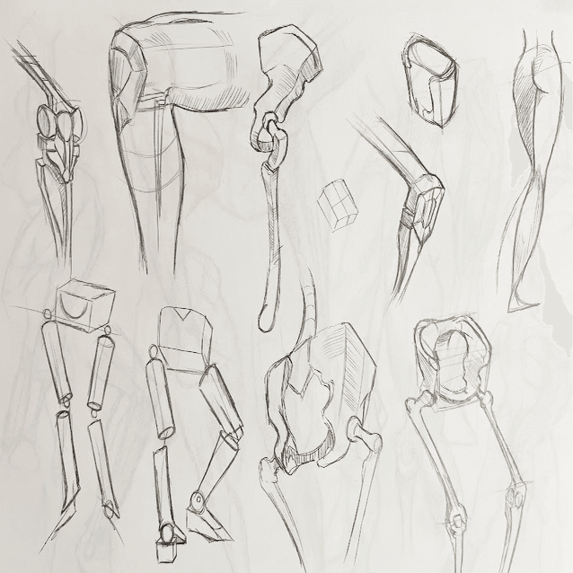 脚と足の描き方デッサン 練習模写vol 6 イラスト練習所 Note