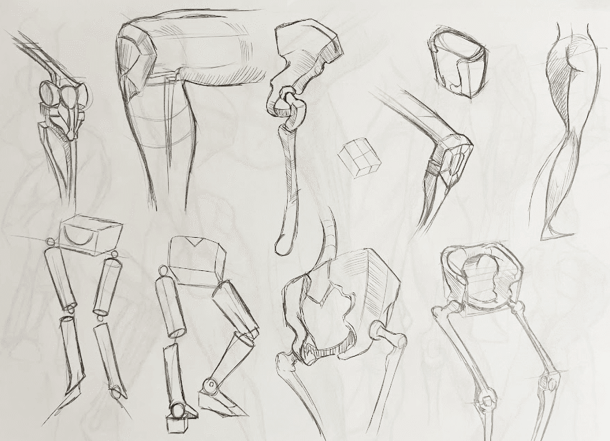 脚と足の描き方デッサン 練習模写vol 6 イラスト練習所 Note 脚と足の描き方デッサン 練習模写vol 6 イラスト練習所 Note