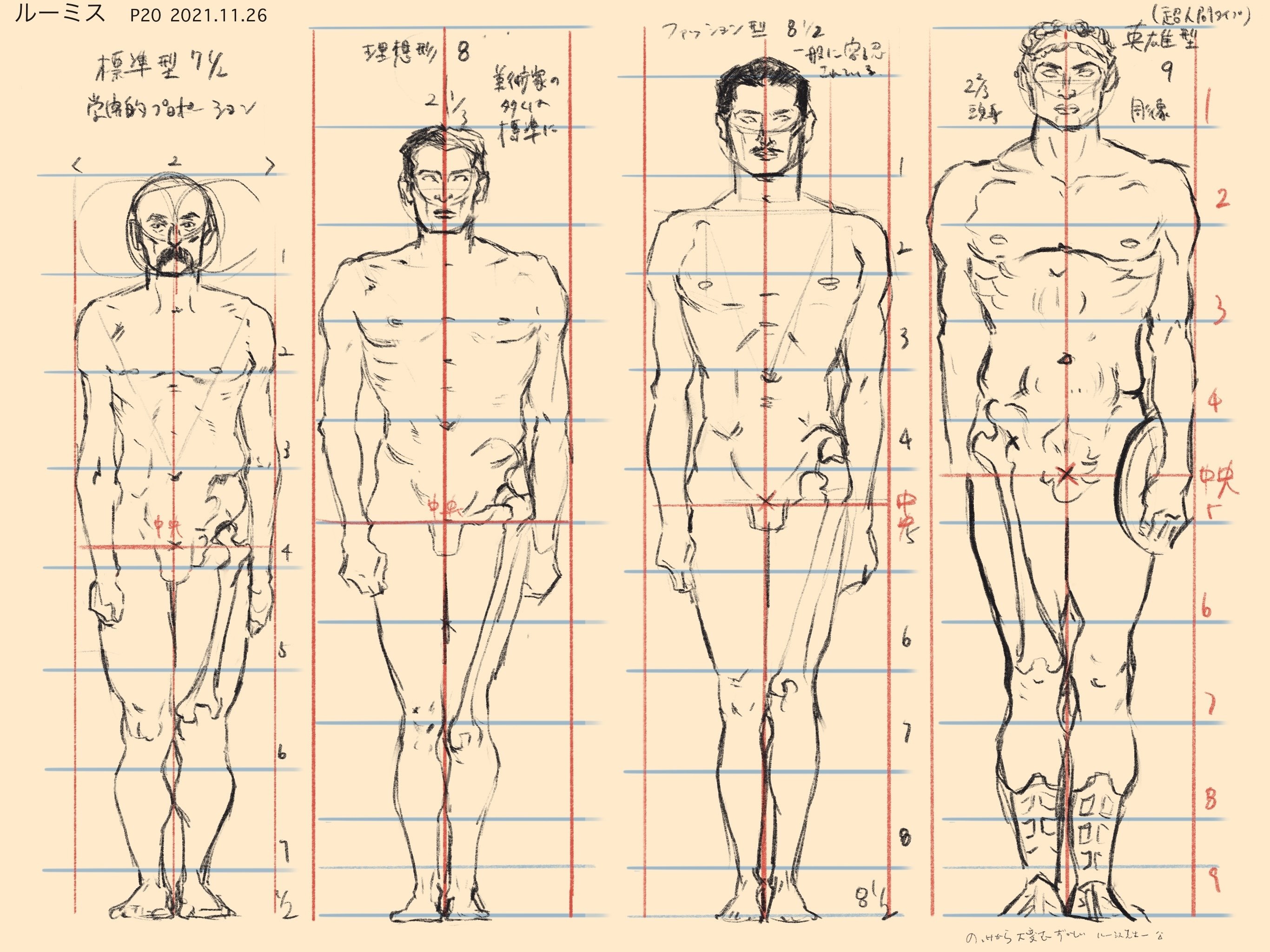 ルーミス模写はじめました 6bsayaka イラストレーターを目指す人 Note