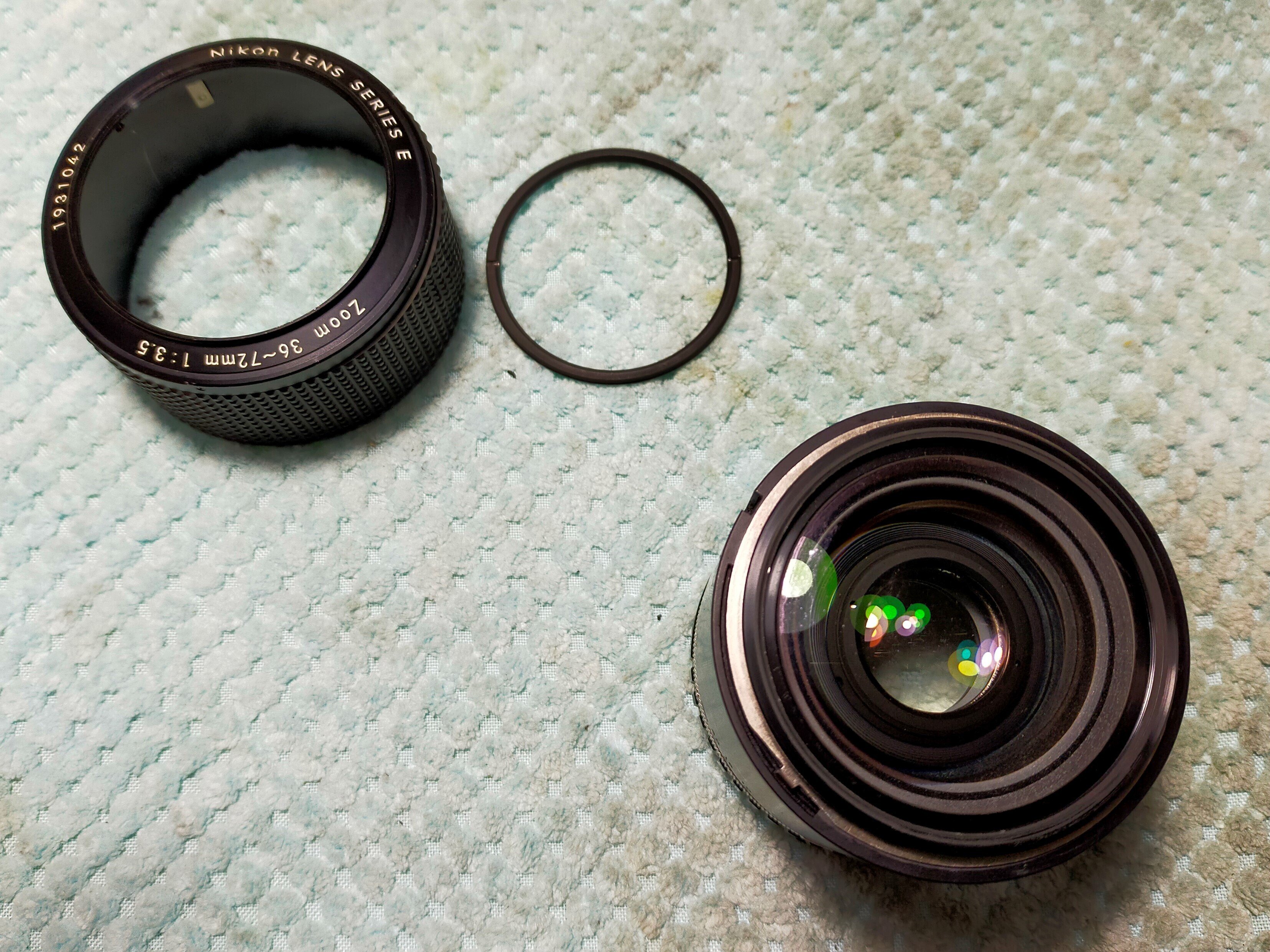 ニコン 直進ズームレンズの分解(Nikon Series E Zoom 36-72mm F ニコン 直進ズームレンズの分解(Nikon Series E Zoom 36-72mm F