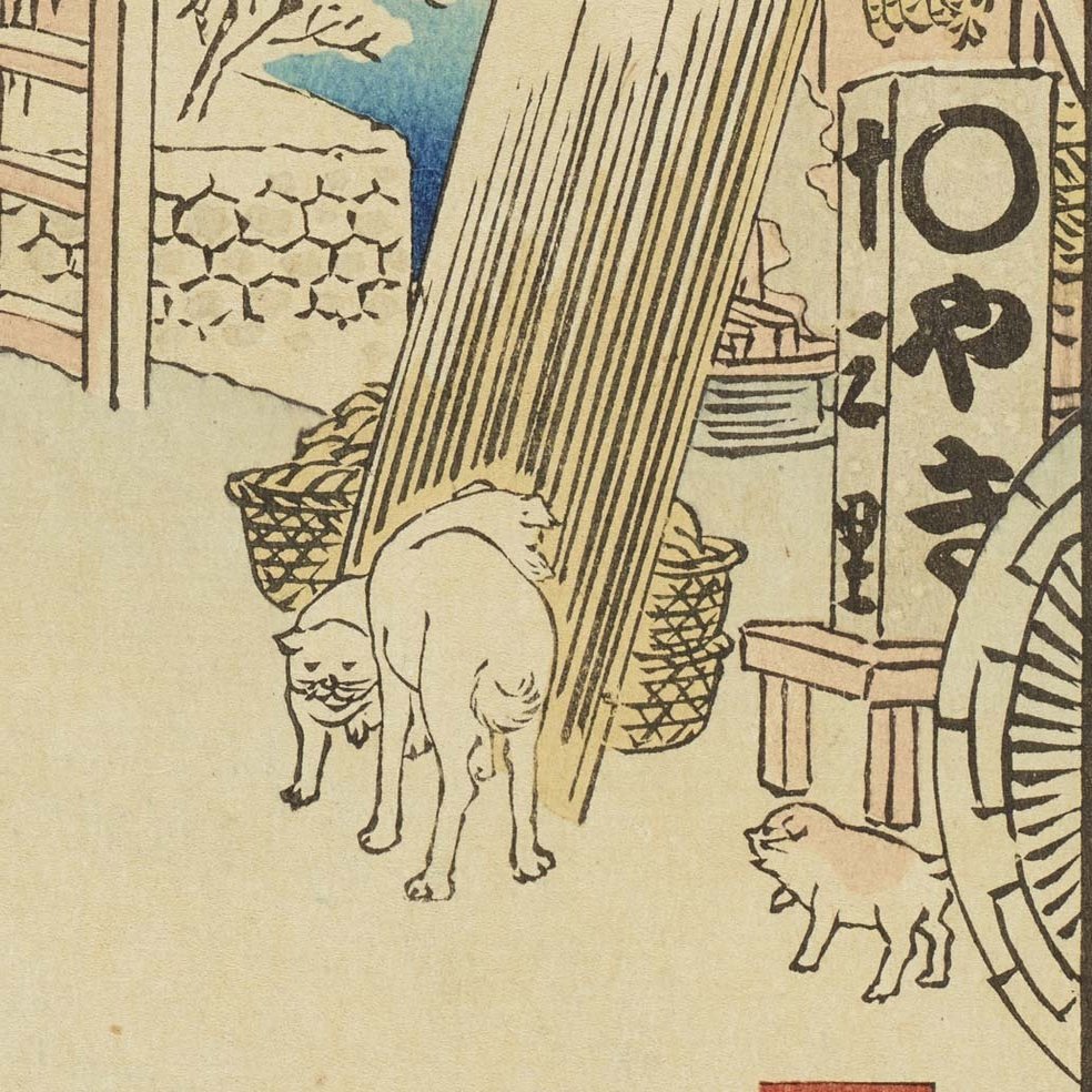 江戸時代のイヌが雪の中を駆けまわっているのか 確かめてみた 太田記念美術館