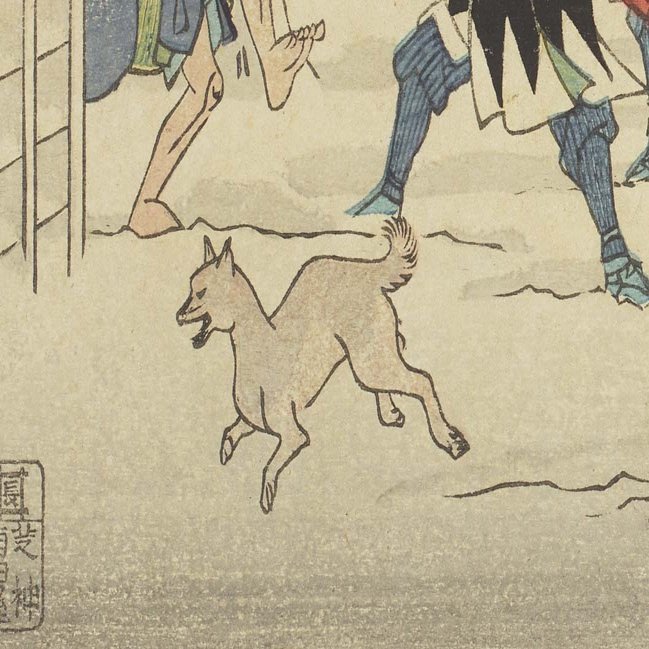 江戸時代のイヌが雪の中を駆けまわっているのか 確かめてみた 太田記念美術館