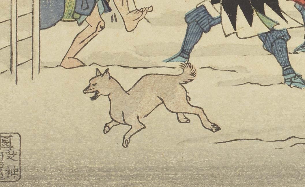 江戸時代のイヌが雪の中を駆けまわっているのか 確かめてみた 太田記念美術館 江戸時代のイヌが雪の中を駆けまわっているのか 確かめてみた 太田記念美術館
