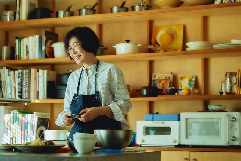 有賀薫さんの自宅キッチン