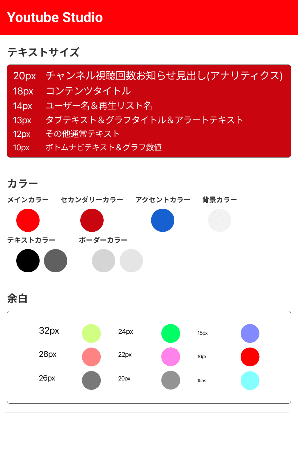 Uiデザイン学習記録 03 Youtube Studioのuiトレース Iphone版 Soya Note