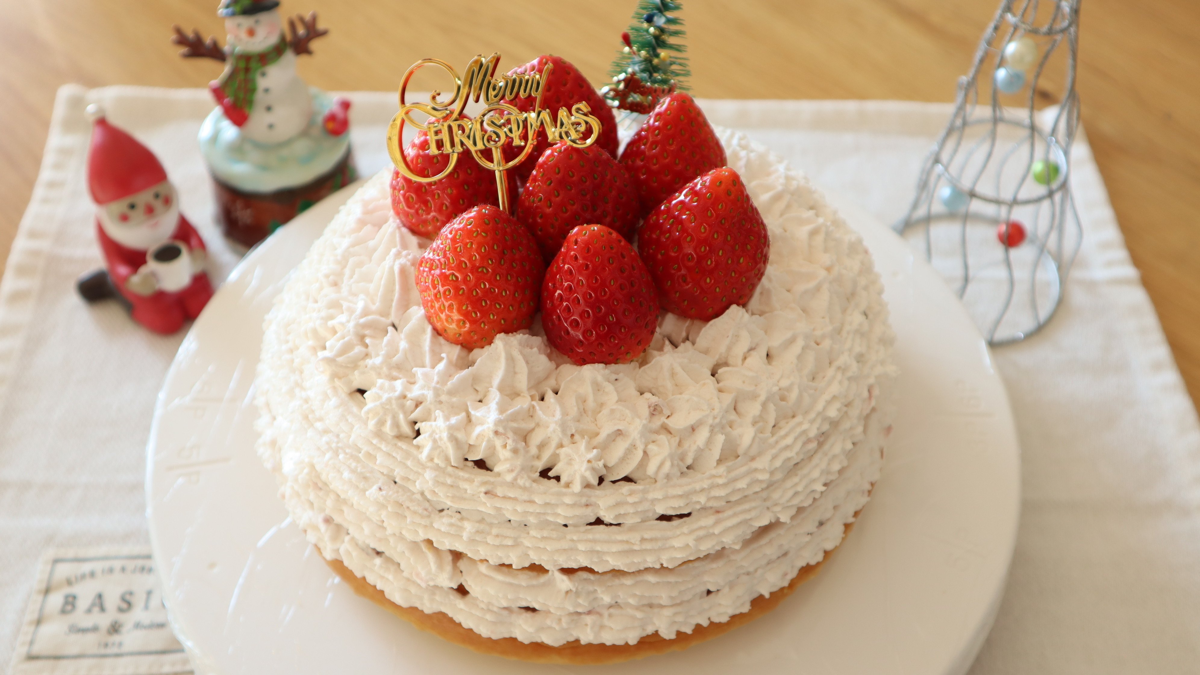ホットクックでクリスマスのホールケーキを作ってみた たろすけ ホットクック Note