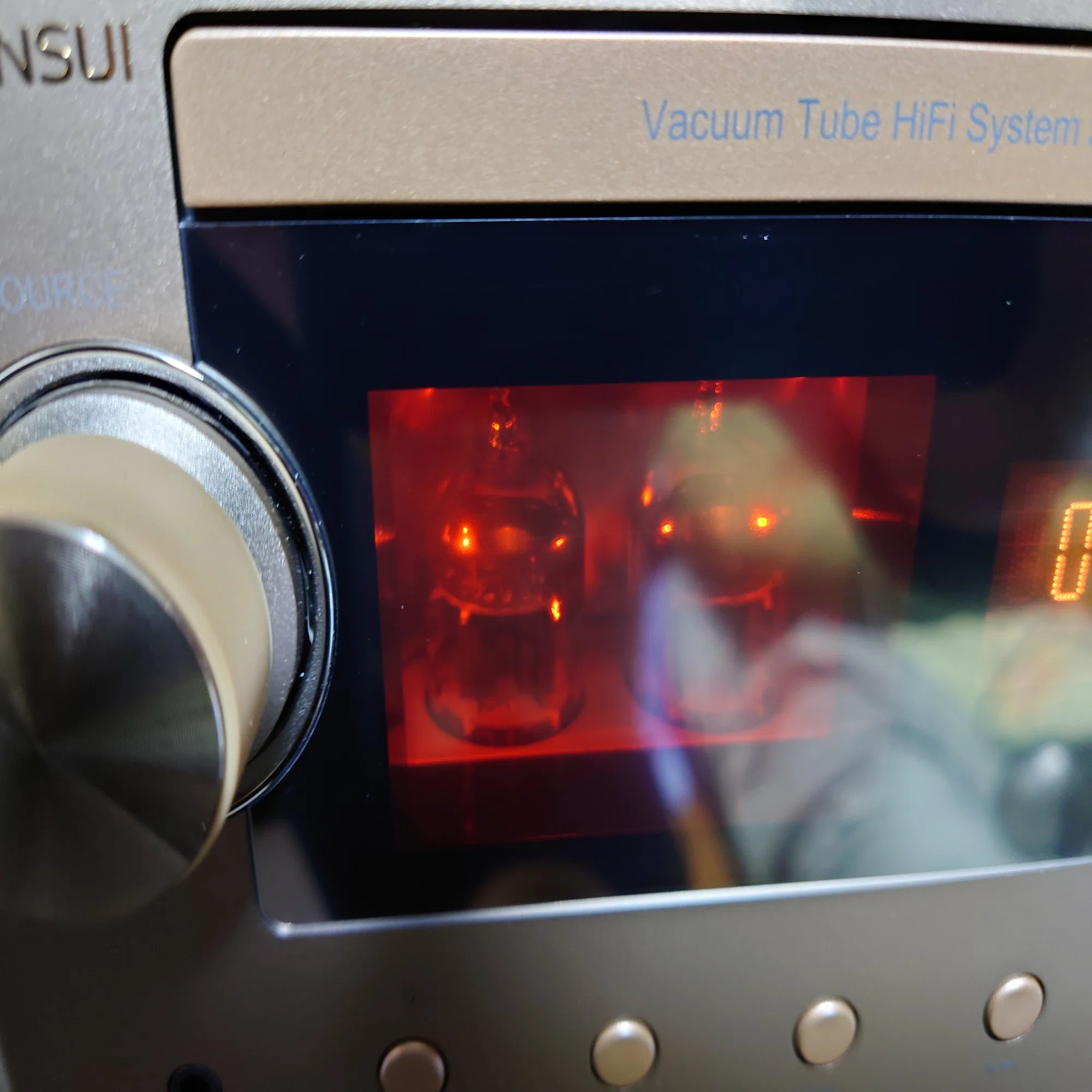 SANSUI 真空管ハイブリッドアンプ搭載CDステレオシステム SMC-300BT 