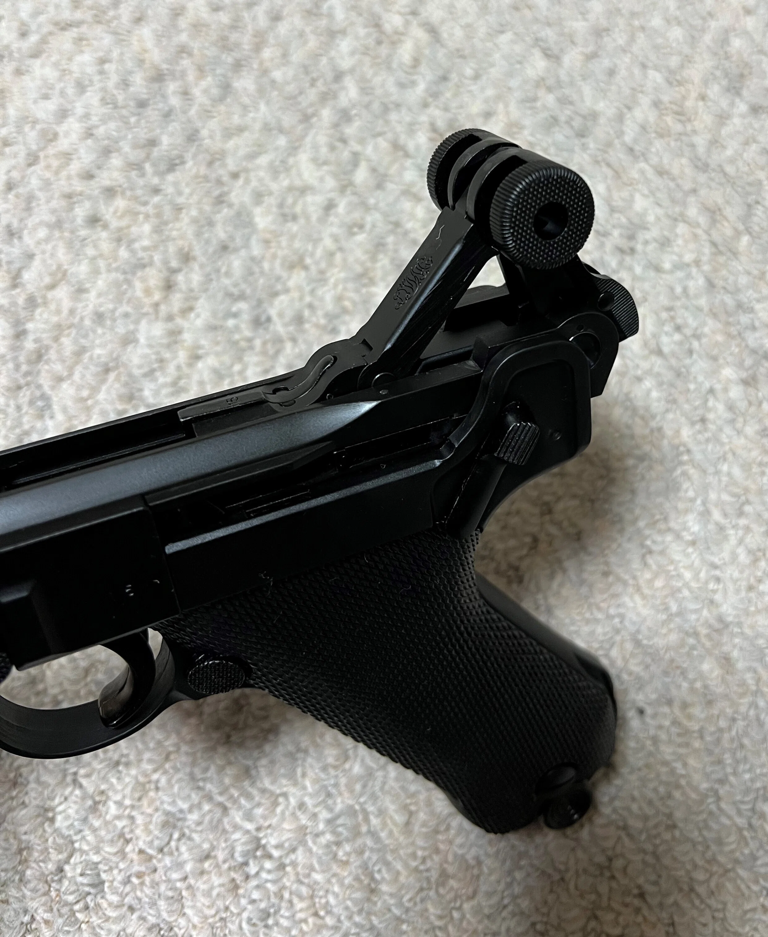 中学の時、欲しかったもの、買いました！： ガスガン ルガーP08｜草場