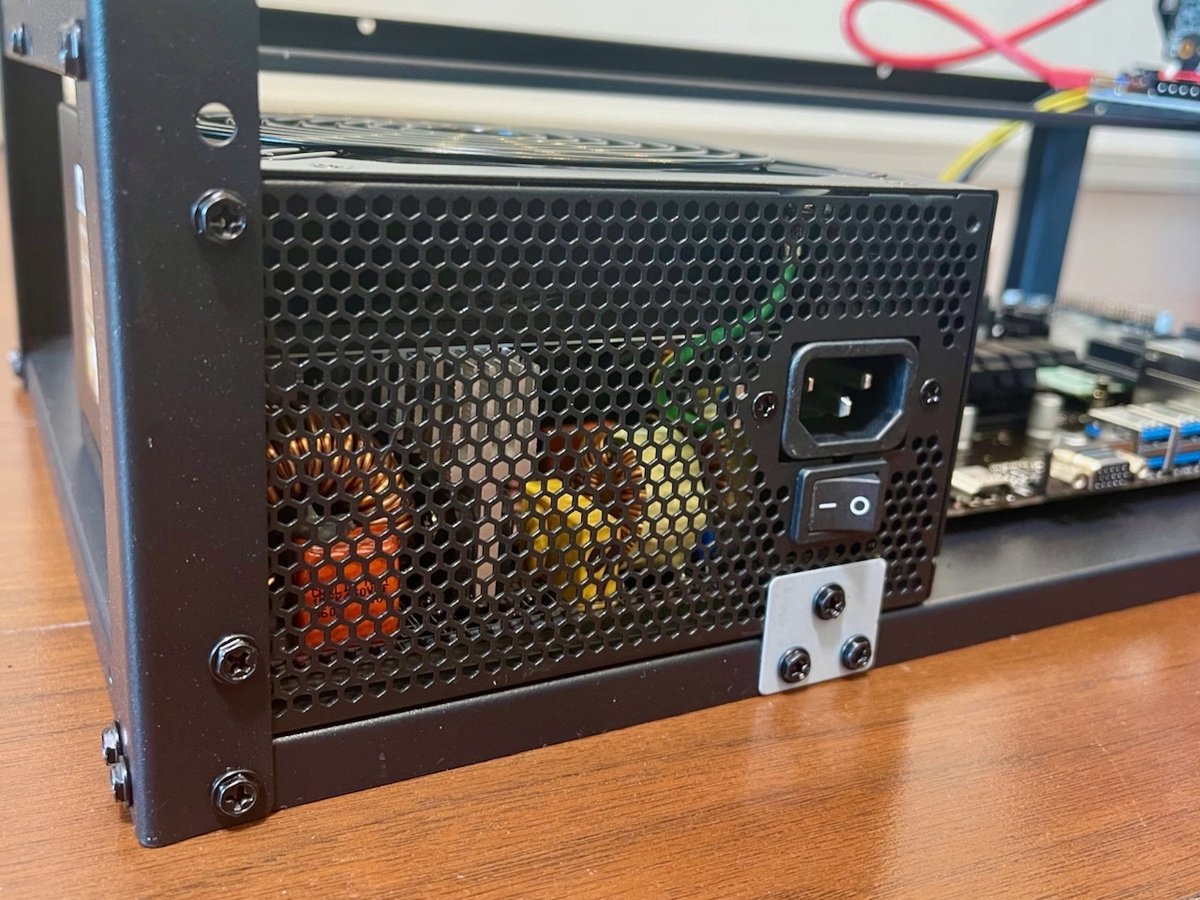 自作マイニングリグ 完動品 フルセット ETH約141MH/S 自作マイニングリグの