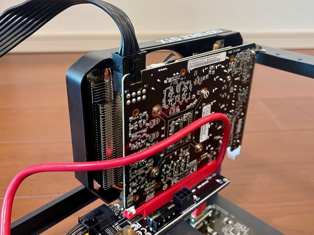 マイニング セット 6GPU マイニングリグ BTC