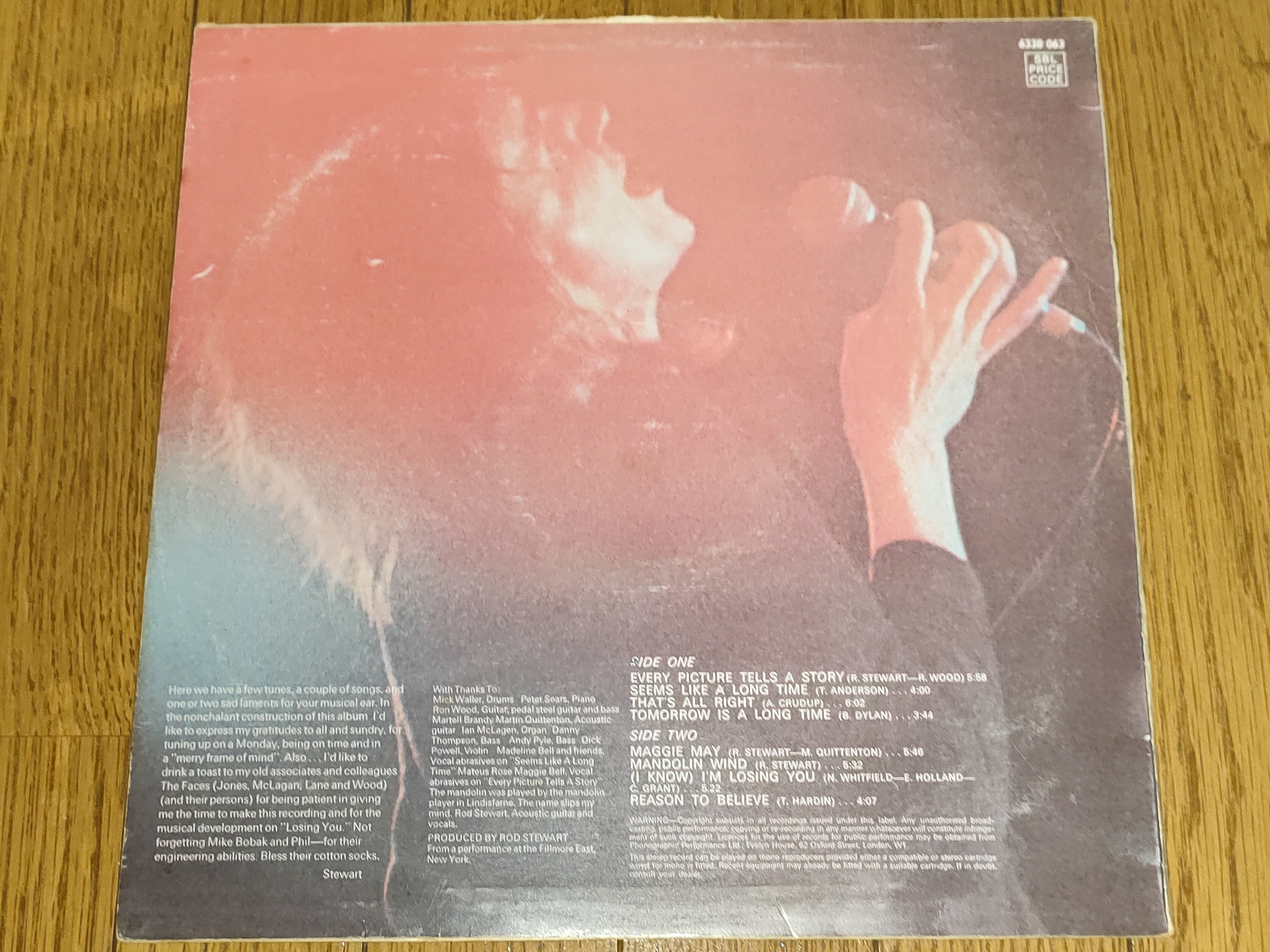 ロッド・スチュアート 初期名盤5枚セット Every Picture Tells a Story】(1971) Rod Stewart トラディショナルな