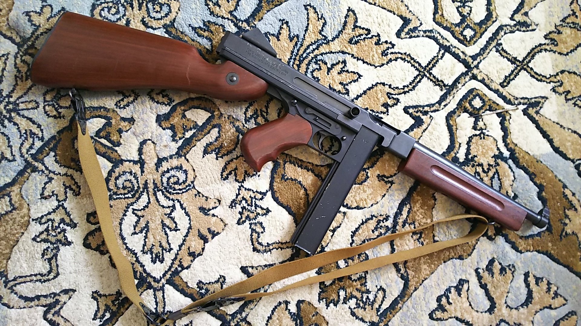 陸軍部隊 M1A1 トンプソンライフル フィギュア 8インチ 陸軍部隊 M1A1 トンプソンライフル フィギュア 8インチ (全長:約20cm 1