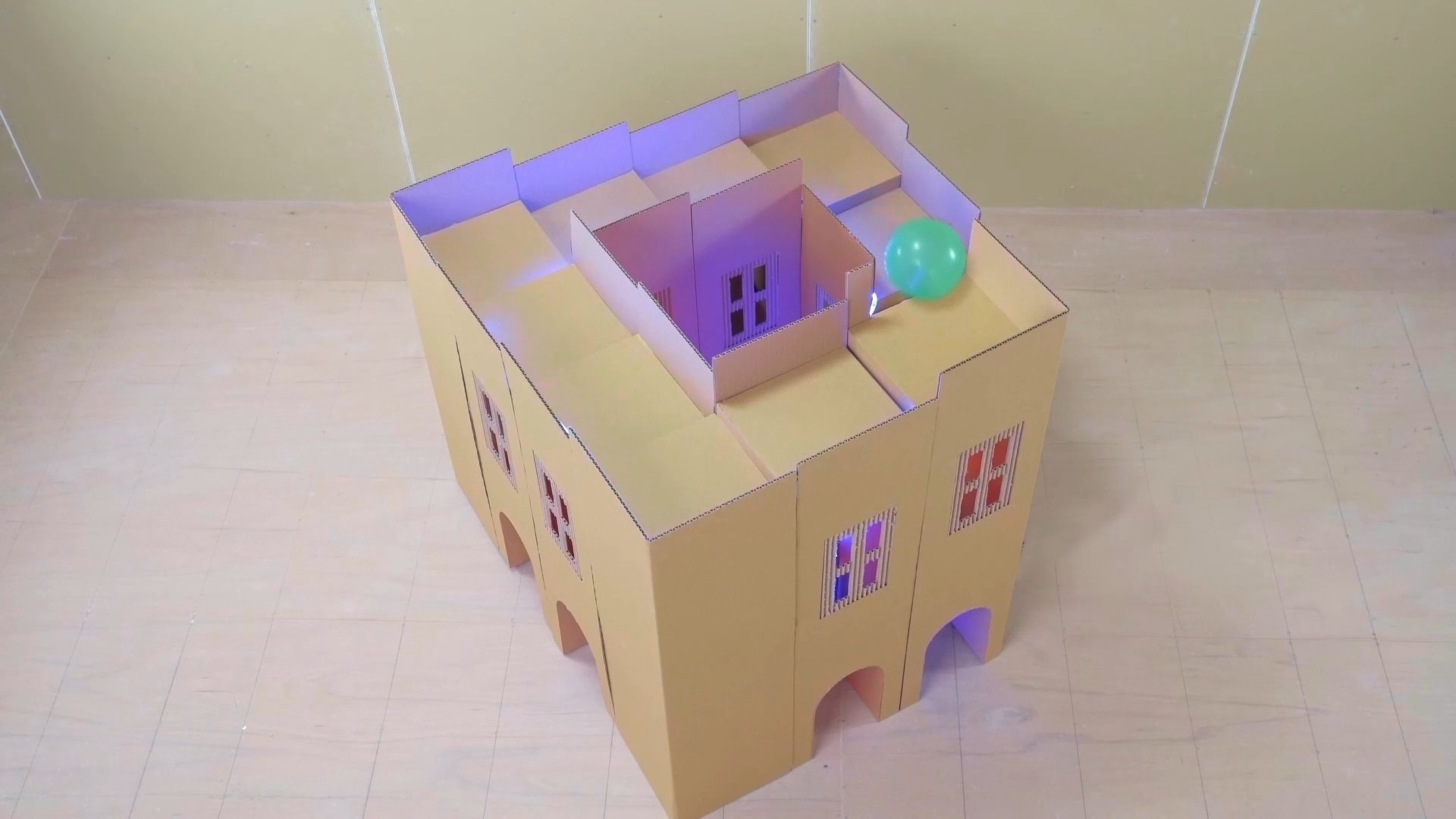 トリックアート 無限階段の作り方 How To Make Infinite Stairs 侍さん ダンボールクリエイター Cardboard Creator Samuraisun Note