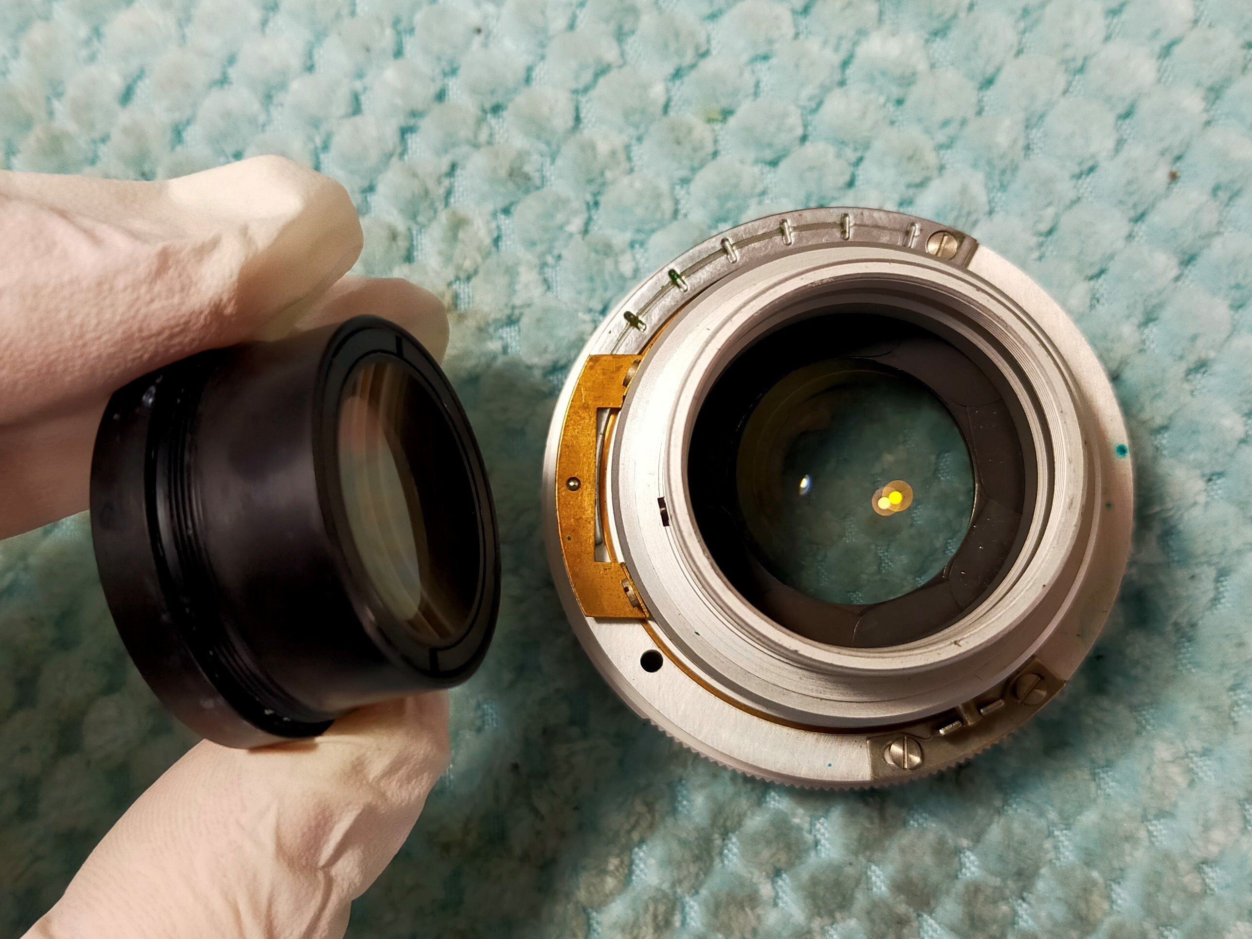 キャノンライカLマウントレンズの分解 (Canon 50mm F/1.4 L39 Leica