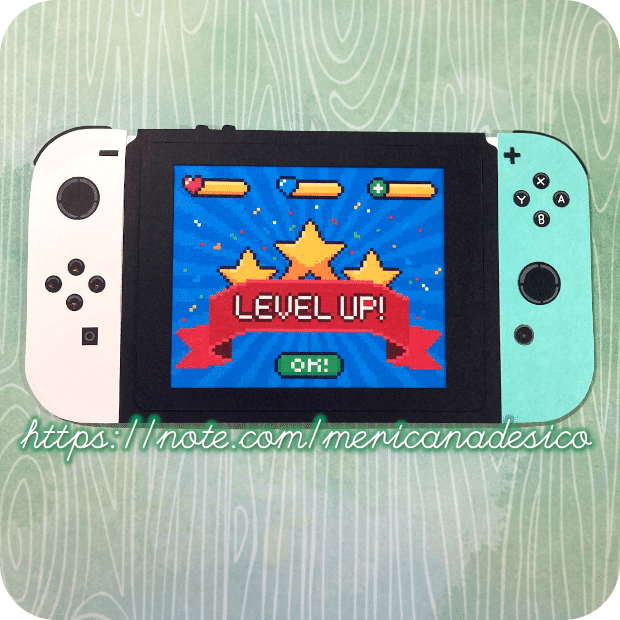 Nintendo Switchなお誕生日カード！｜メリカナデシコ 