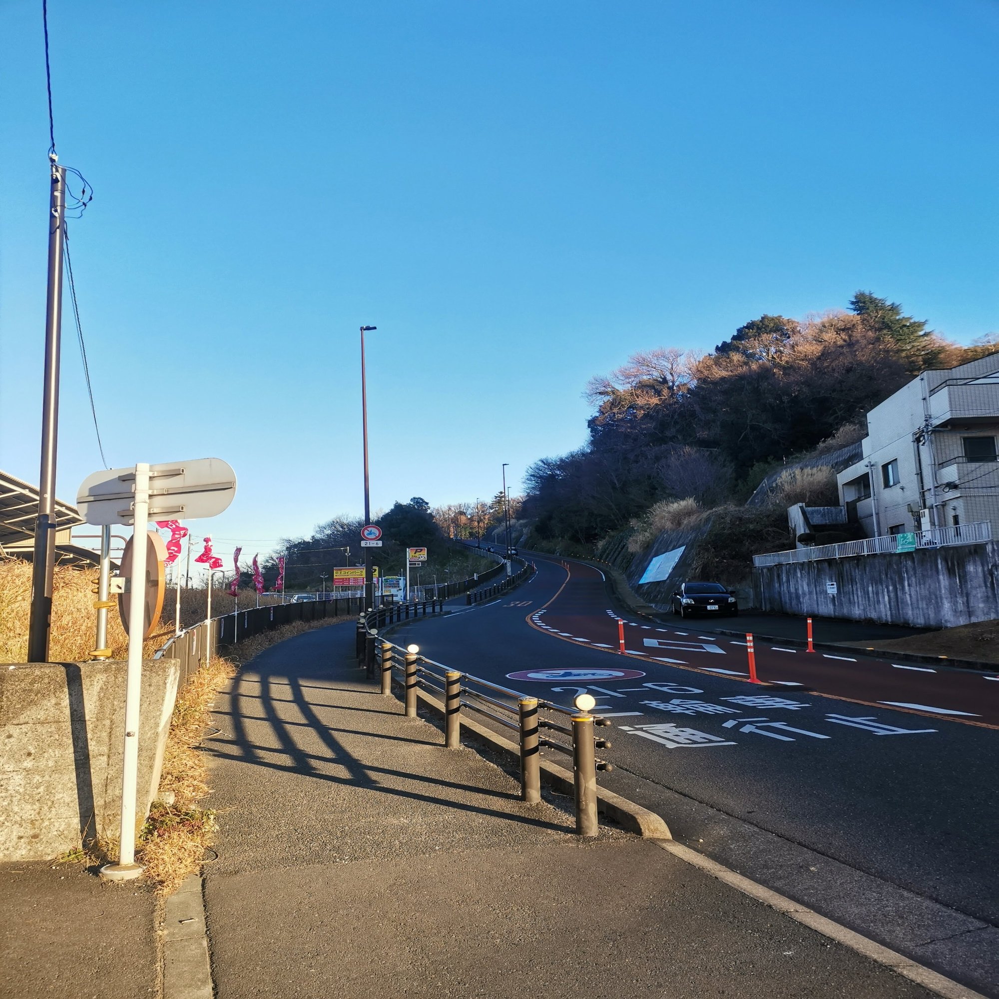 1 2022/01/01 よみうりランドV坂 6分もかかる・・・ ランド坂はきれいなトンネルになってました｜105ではじめた自転車生活