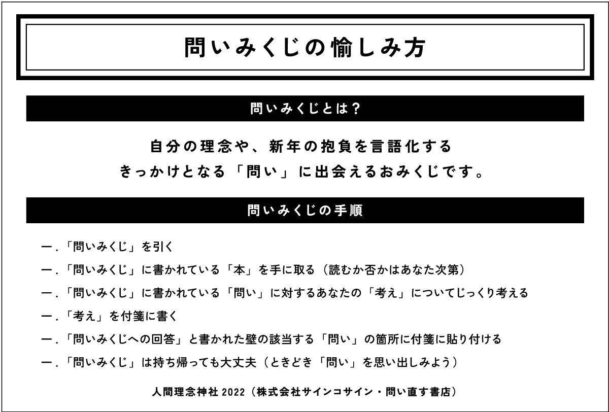 人間理念神社22 はじまりました Signcosign Note 人間理念神社22 はじまりました Signcosign Note