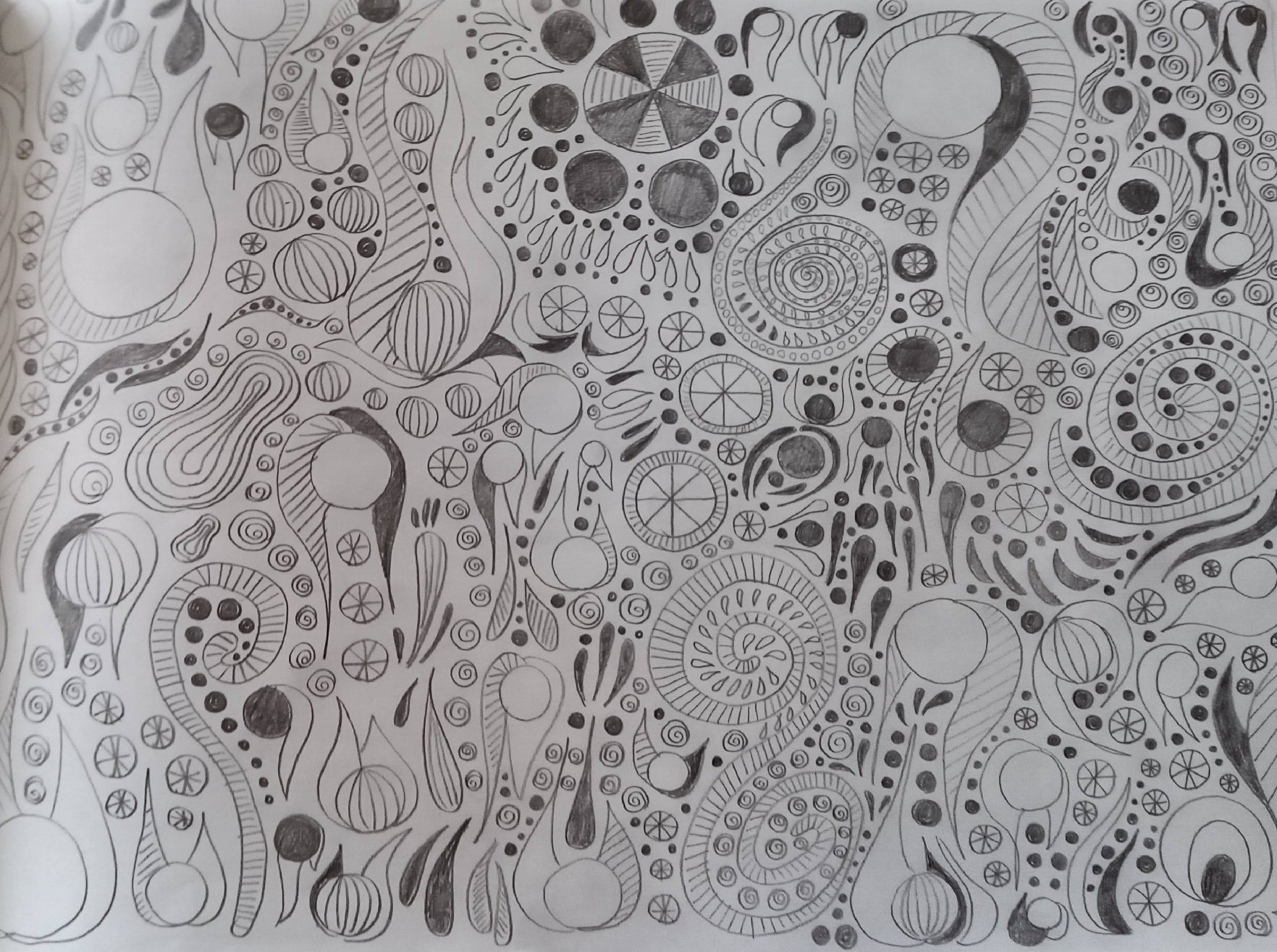 抽象画 96 幾何学模様 白黒 抽象画イラスト 犬のしっぽヤモリの手 Note