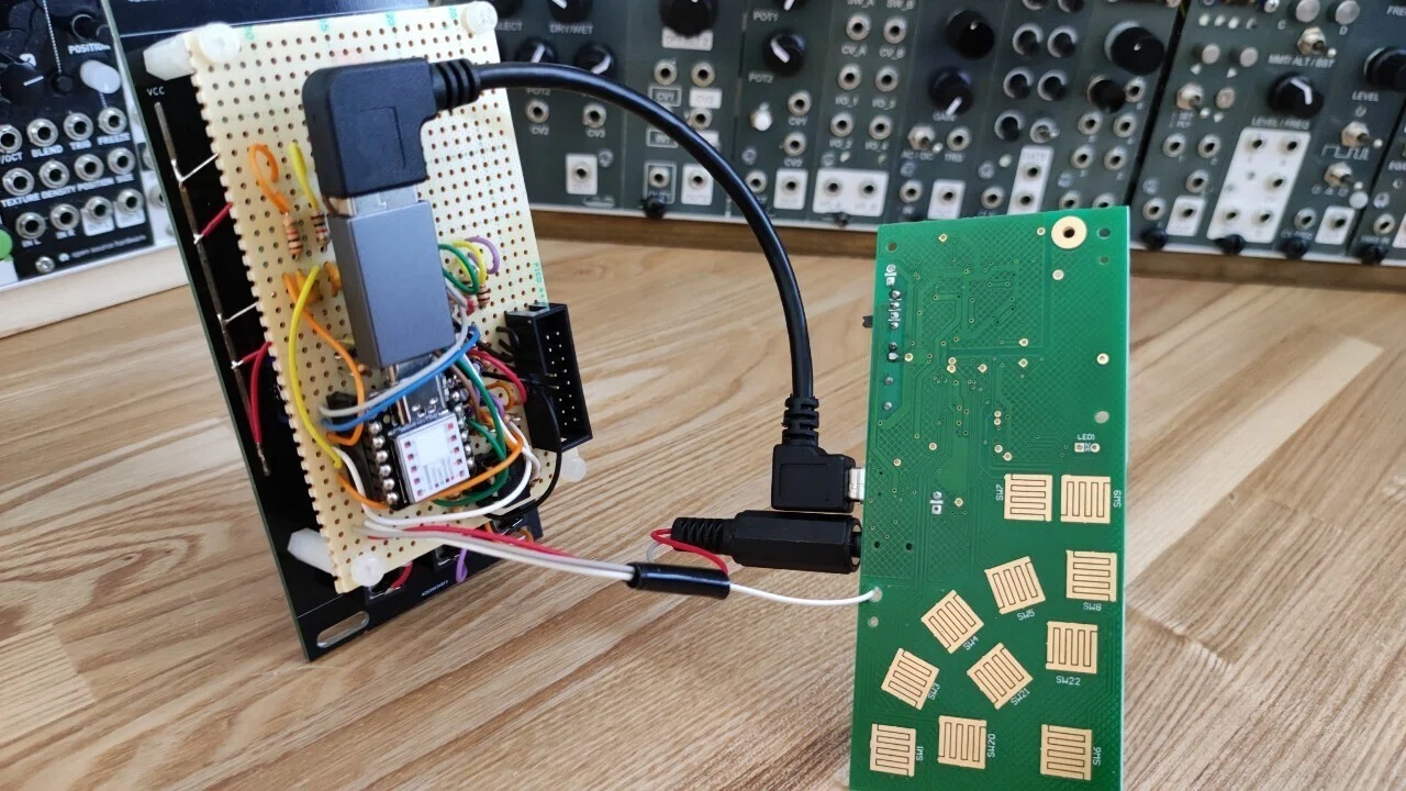 $23 YAMAHA PCM piano module-DIY Eurorack Modular Synthesizer