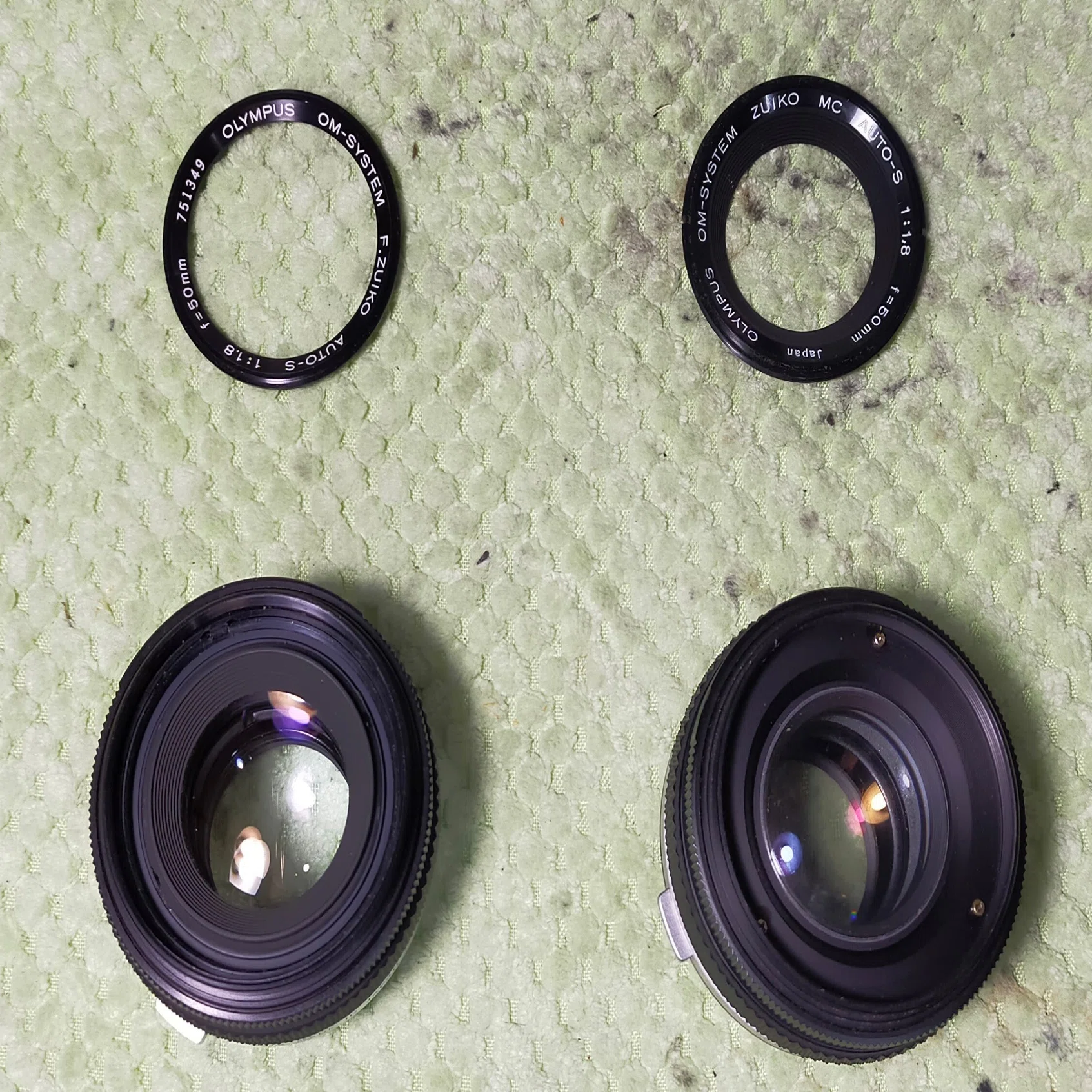 Olympus OM-SYSTEM 50mm F/1.8の分解と分類｜フィルムカメラ修理の 