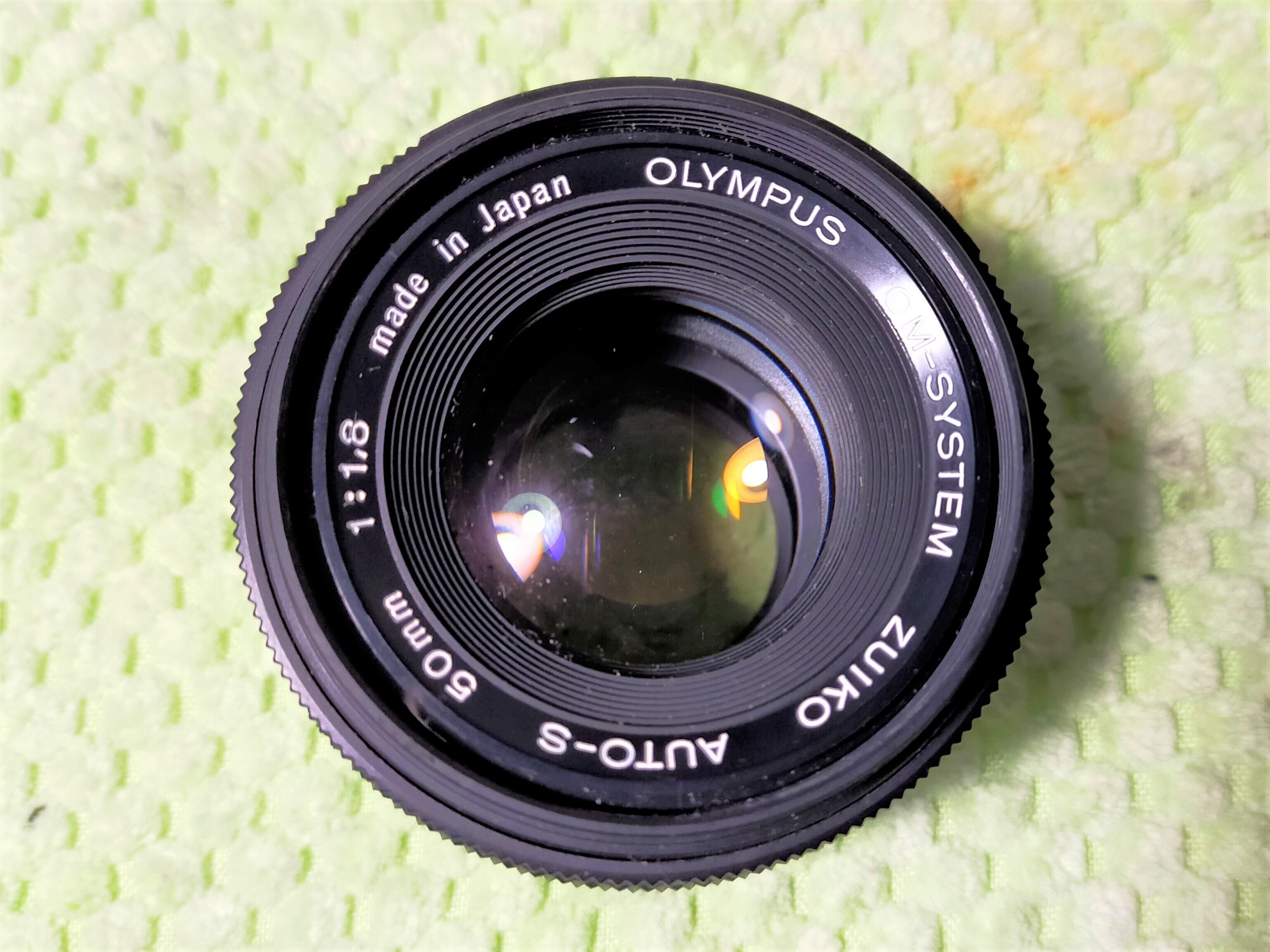 Olympus OM-SYSTEM 50mm F/1.8の分解と分類｜フィルムカメラ修理