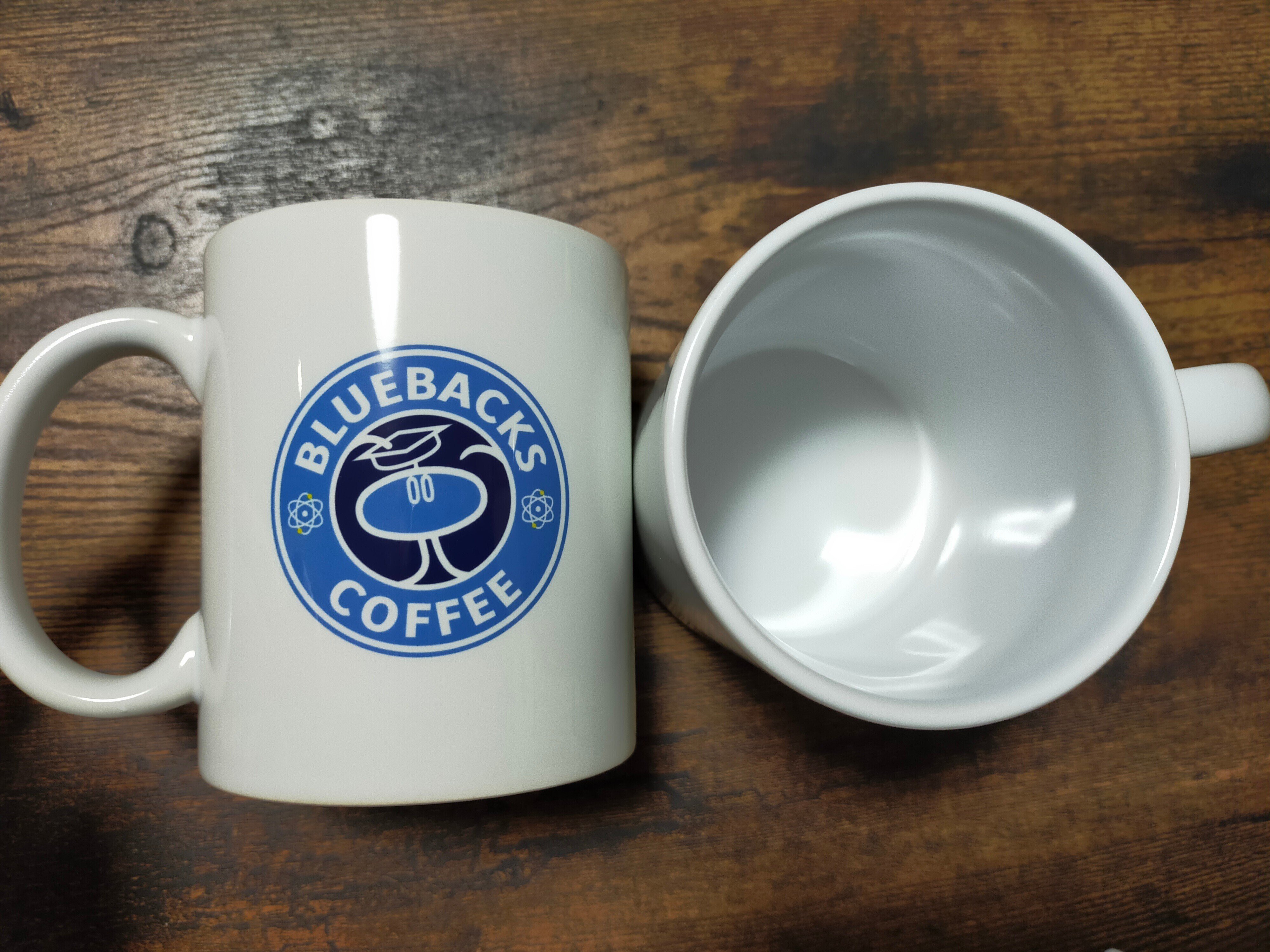 2個セット 未使用/新品)ブルーバックスコーヒーのマグカップ[クラファン限定 ブルーバックスのコーヒーマグカップが届いた｜Notobook