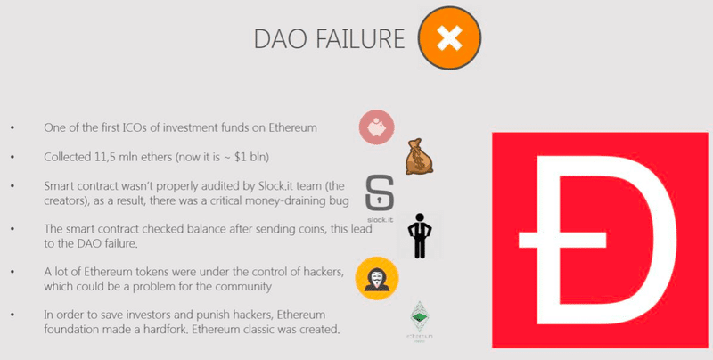 Challenges for DAO