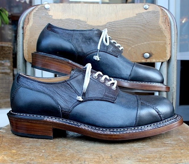 二段ウェルトのキャップトゥ/size:27｜BUHI SHOES