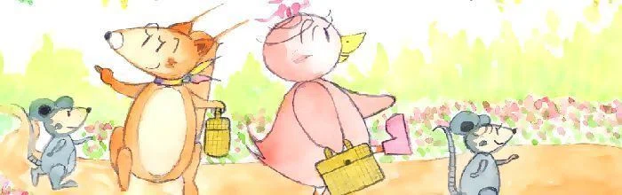 ピピのつばさ ピピが、早起きして作った、お弁当を持っての楽しいハイキング。