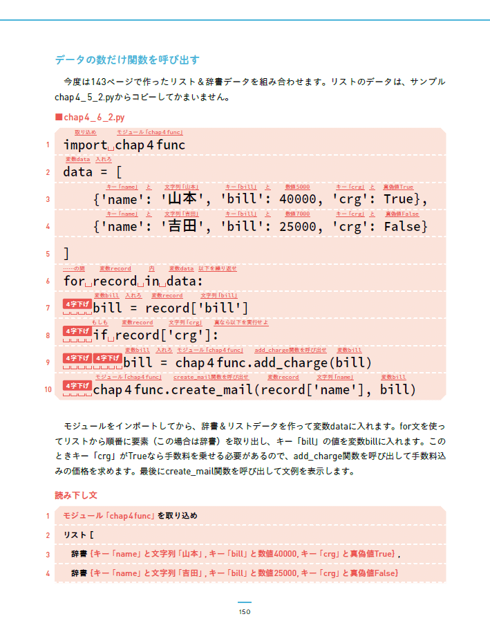 つなげば動く！Ｐｙｔｈｏｎふりがなプログラミングパターン文例８０ つなげば動く! Pythonふりがなプログラミング パターン文例80