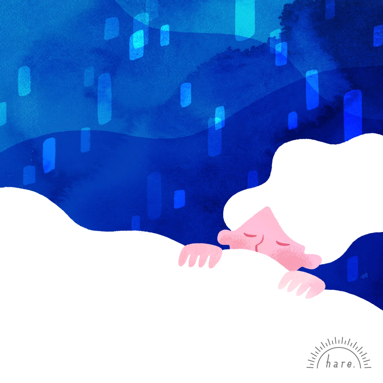 雪のふとん おくちはる イラスト デザインする人 Note