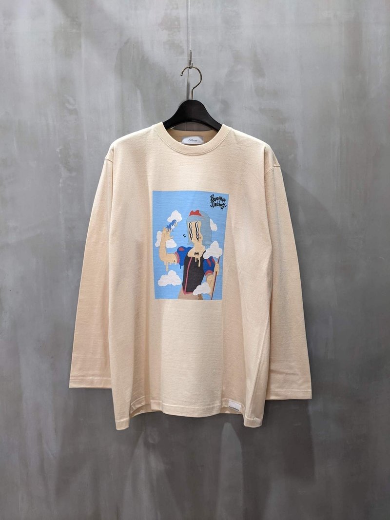 Boutique Ordinary Slave-Chang Snow-White Long Sleeve T