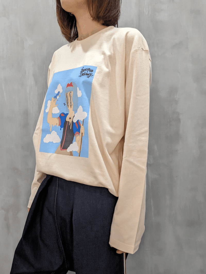 Boutique Ordinary Slave-Chang Snow-White Long Sleeve T