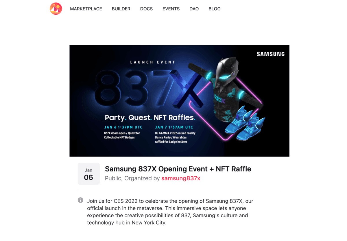 Decentraland: メタバースのアーリームーバー｜Go
