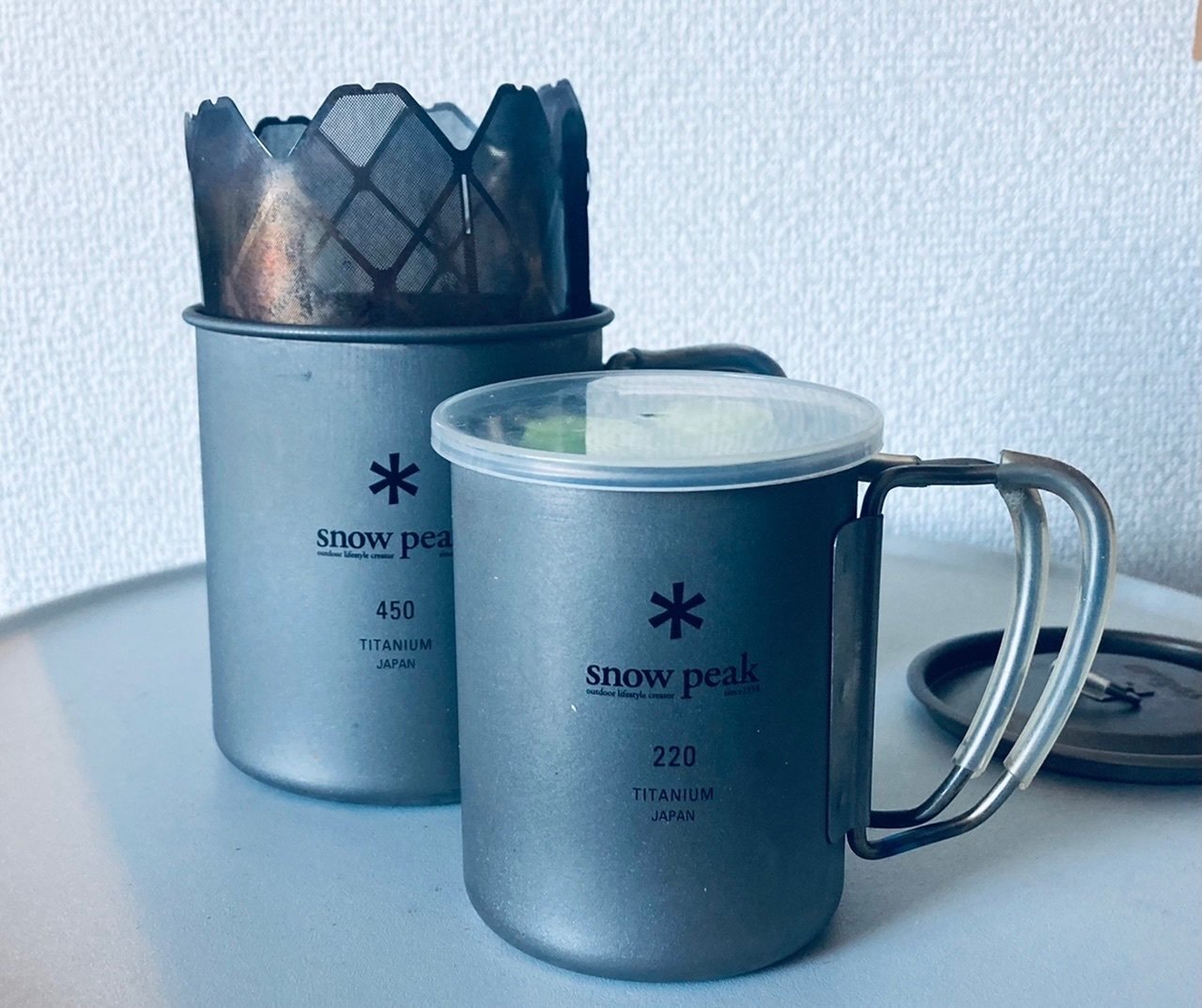 snowpeak コーヒー　セット 山で使えるミニマルなコーヒーセット｜Daisuke Ueshima