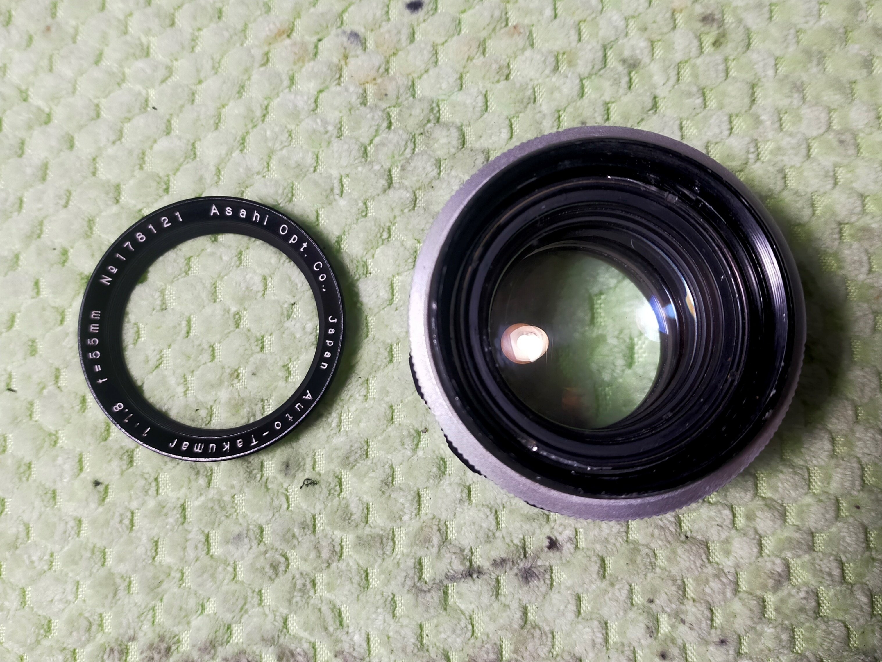 Pentax Auto-Takumar 55mm F/1.8 ゼブラタクマーの分解 Pentax Auto-Takumar 55mm F/1.8 ゼブラタクマーの分解