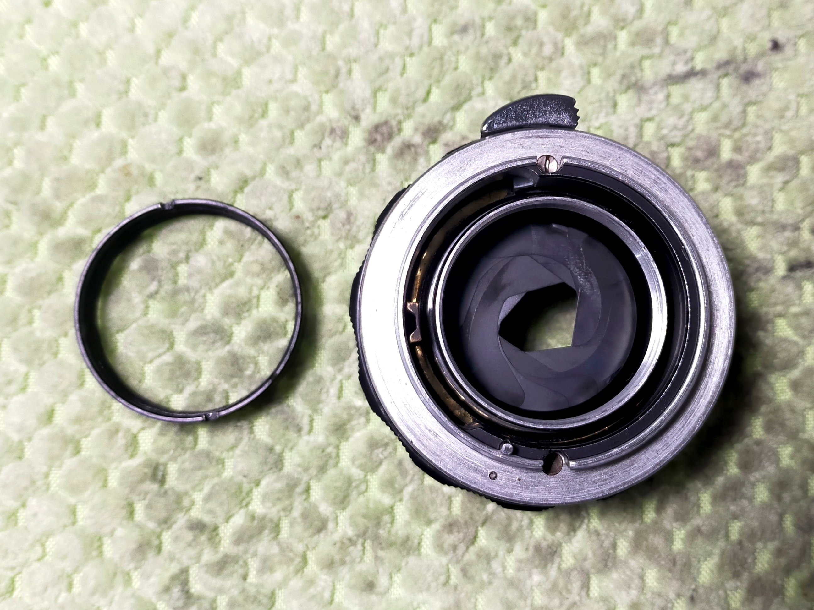 Pentax Auto-Takumar 55mm F/1.8 ゼブラタクマーの分解 Pentax Auto-Takumar 55mm F/1.8 ゼブラタクマーの分解