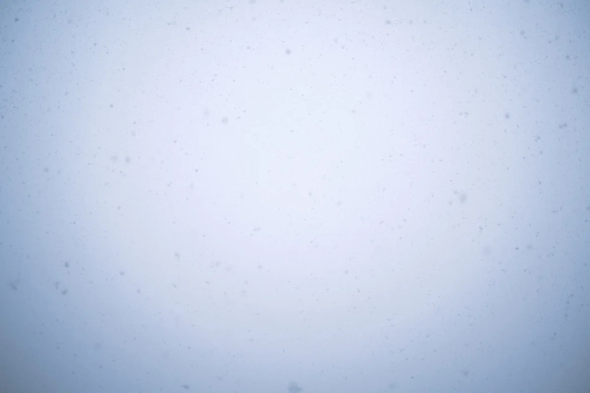 雪の空