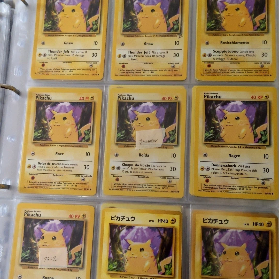 海外版ポケカの紹介！初代ピカチュウの各国版を収集中｜PIKA-BASE 