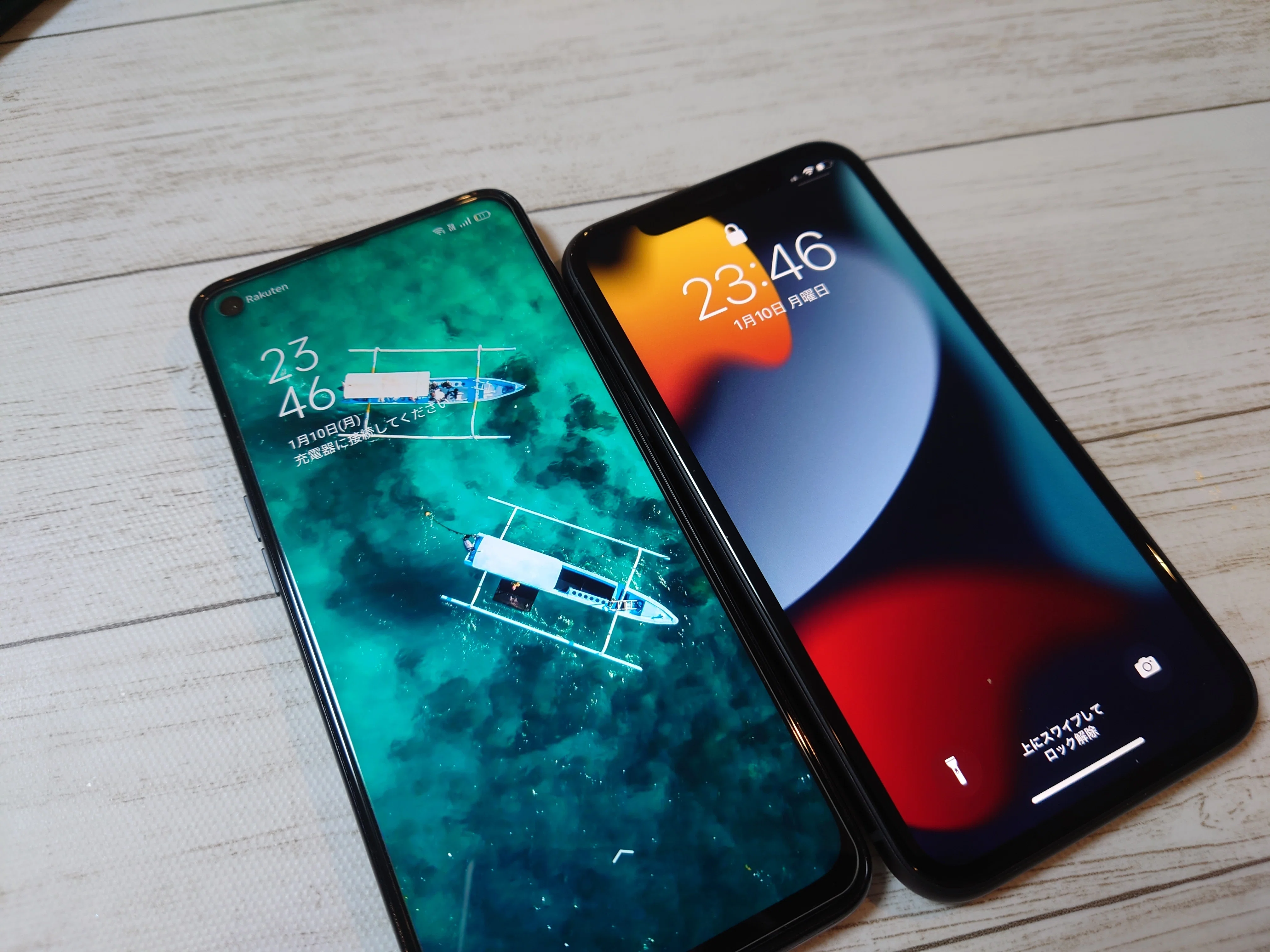 iphone11』『OPPOReno5A』比較｜JIMA
