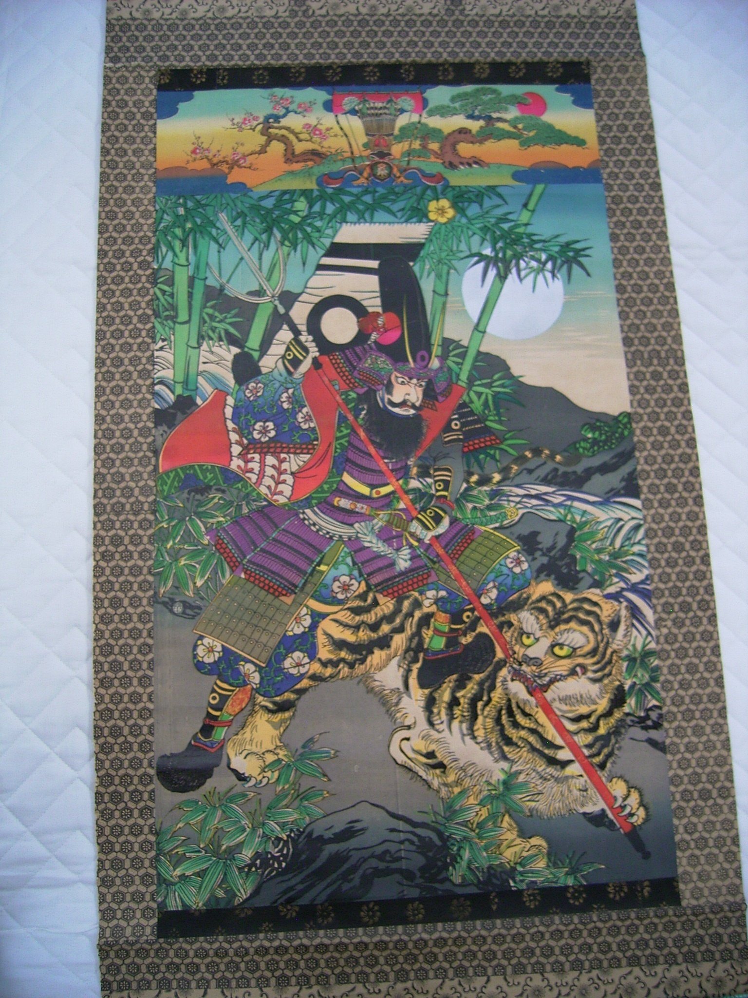 ●手描き●　栃木県伝統工芸品　佐野武者絵のぼり 佐野武者絵のぼりの紹介－ 佐野武者絵のぼりは、今年度新たに
