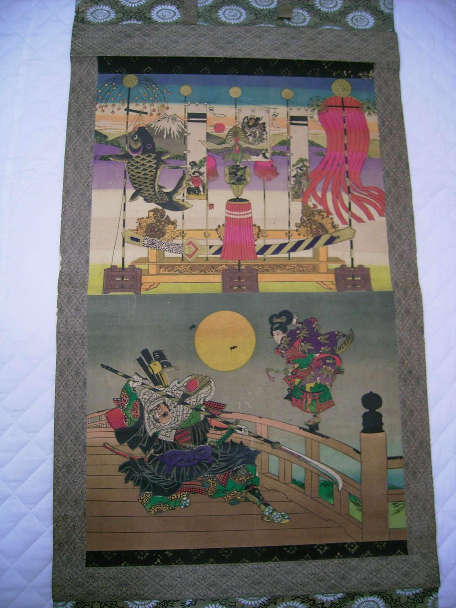 美品 掛け軸 靭生作 武者図 東皐心越 達磨図｜古美術・掛け軸の販売・買取・鑑定-松本松栄堂